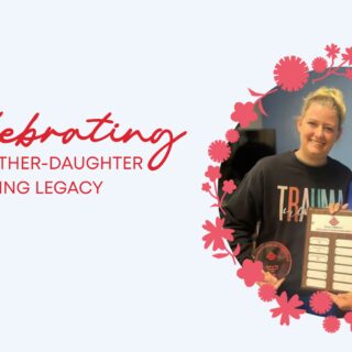 Michelle and Mallory are mother-daughter nurses at Texas Children's. Text reads: Celebrating a mother-daughter nursing legacy.